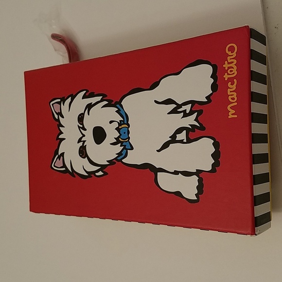 NWT in Box Marc Tetro Schnauzer Crossbody Phone Wallet Red - Picture 10 of 10